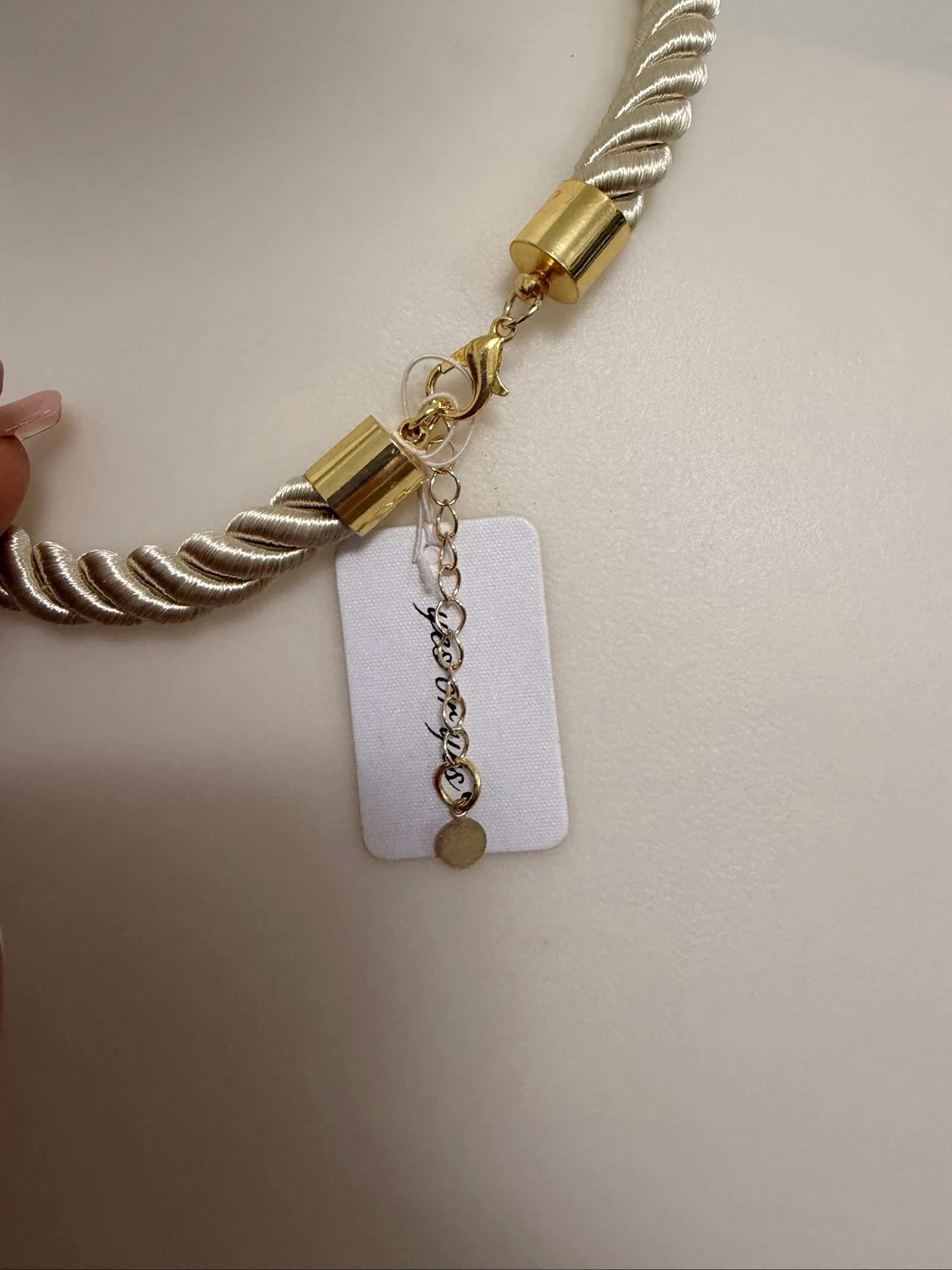 Satin Knot Sun Necklace – photo 3